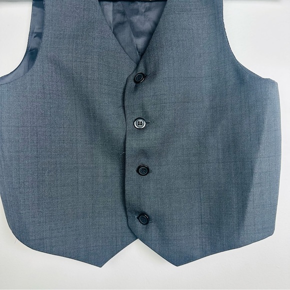 Nordstrom Charcoal Kids Suit Set Blazer Vest and Pants Size 7 - Picture 8 of 14
